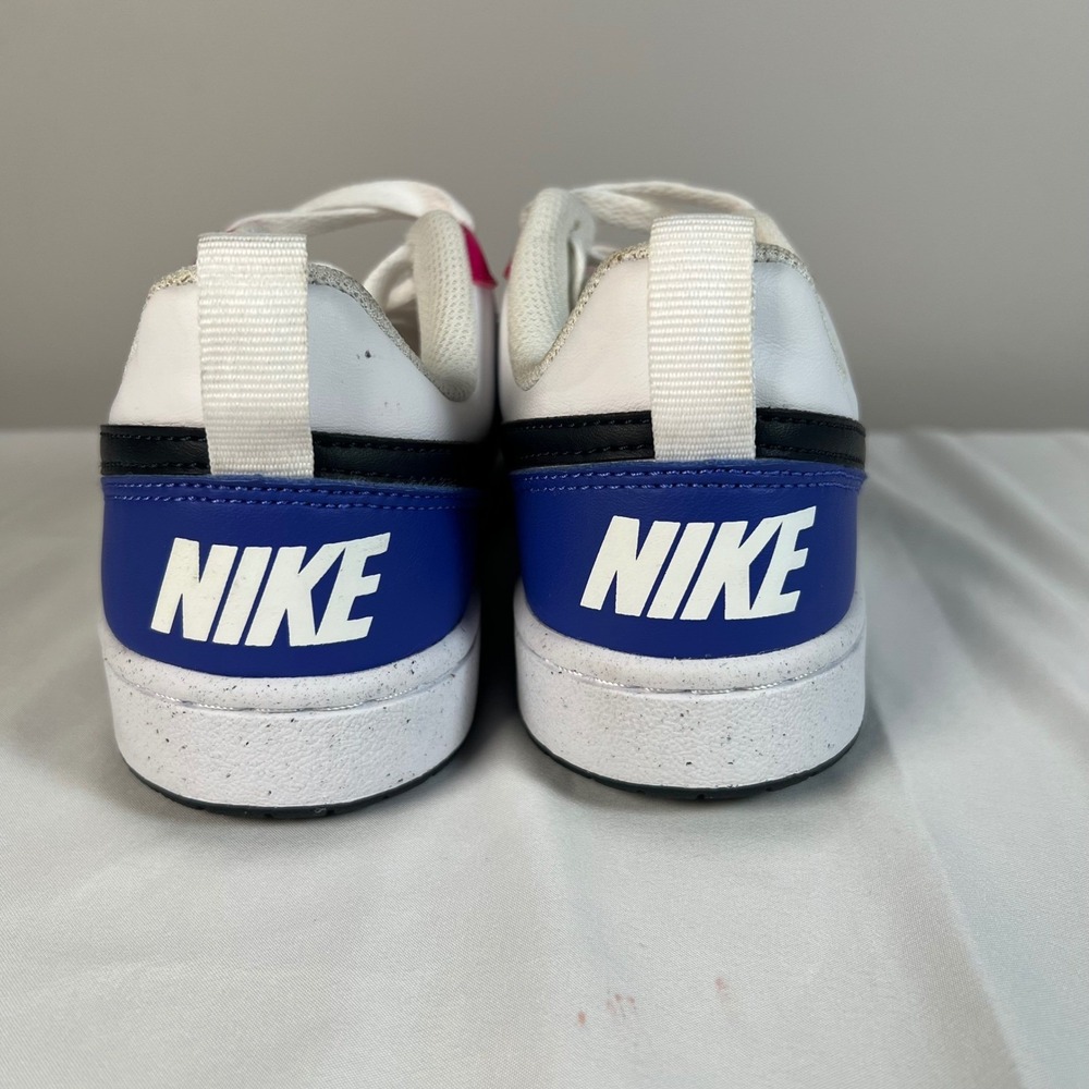 Nike Y3.5 Court Borough Low Recraft GS Honeydew Pink Ultramarine NWOB White Blue - Picture 2 of 10